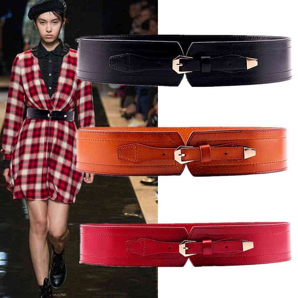 belts leather waist cover wide elastic needle buckle leather decorative women's belt coat korean version simple and versatile down jack, Black;brown
belts leather waist cover wide elastic needle buckle leather decorative women's belt coat korean version simple and versatile down jack, Black;brown