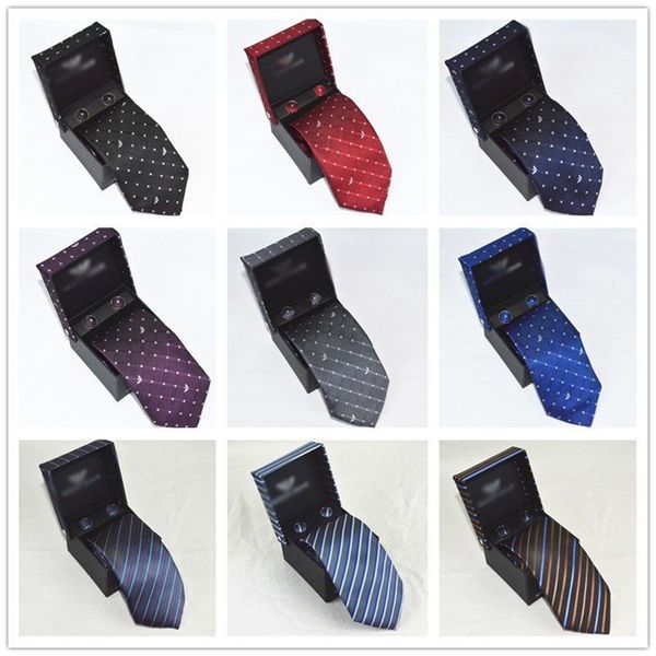 fashionable ties high-end tie set cuff links pocket scarves men's business casual neckties, Blue;purple
fashionable ties high-end tie set cuff links pocket scarves men's business casual neckties, Blue;purple