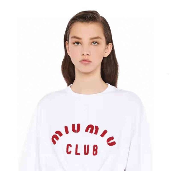 women's t-shirt xiaozhongchao brand 22 spring and summer towel letter embroidery round neck knot design short sleeve women's versa, White
women's t-shirt xiaozhongchao brand 22 spring and summer towel letter embroidery round neck knot design short sleeve women's versa, White