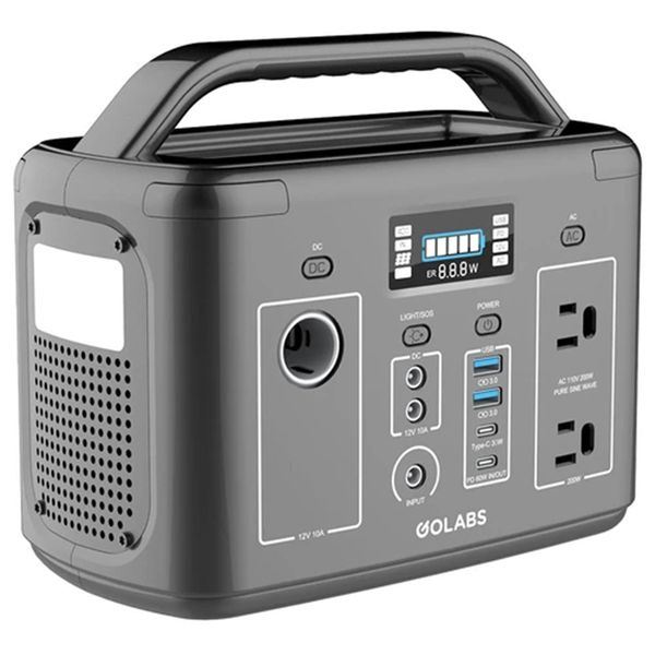 golabs i200 portable power station 256wh lifepo4 battery for outdoors camping fishing hiking emergency home - black
golabs i200 portable power station 256wh lifepo4 battery for outdoors camping fishing hiking emergency home - black