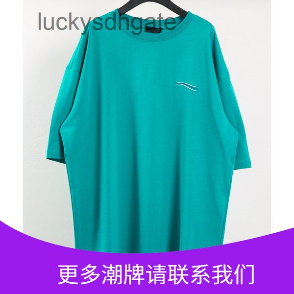 designer bal t shirt and shirts high version tide br cola b family wave printing t-shirt lake green phosphor loose men's women's s, White
designer bal t shirt and shirts high version tide br cola b family wave printing t-shirt lake green phosphor loose men's women's s, White