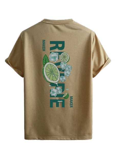 men lemon & letter graphic tee r9ny#, White;black
men lemon & letter graphic tee r9ny#, White;black