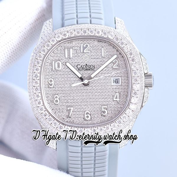 2022 sf 5167 cal.324 sfa324 automatic iced out mens watch 40mm diamonds dial stainless steel diamond inlay case gray rubber strap super vers, Slivery;brown
2022 sf 5167 cal.324 sfa324 automatic iced out mens watch 40mm diamonds dial stainless steel diamond inlay case gray rubber strap super vers, Slivery;brown
