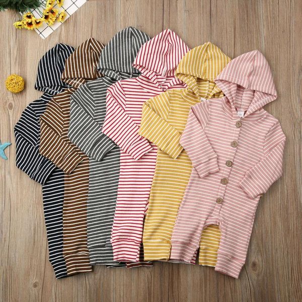 fall newborn baby romper kids boy girl autumn winter hooded striped jumpsuit clothes casual spring outfits, Blue
fall newborn baby romper kids boy girl autumn winter hooded striped jumpsuit clothes casual spring outfits, Blue