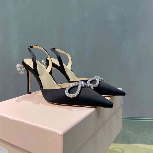 sandals summer style temperament pointed bow celebrity high heels silk back trip with thin women's sandals, Black
sandals summer style temperament pointed bow celebrity high heels silk back trip with thin women's sandals, Black