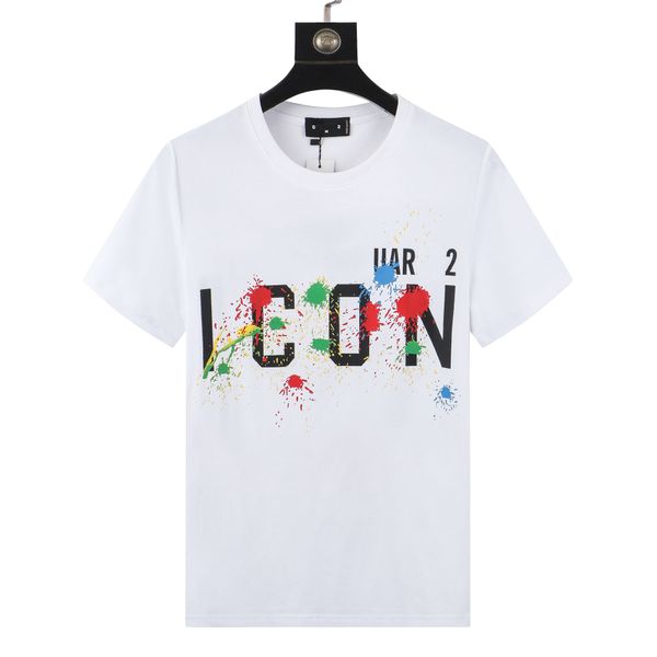 2022 summer fashion letter print short sleeve t-shirt streetwear dsq, White;black
2022 summer fashion letter print short sleeve t-shirt streetwear dsq, White;black