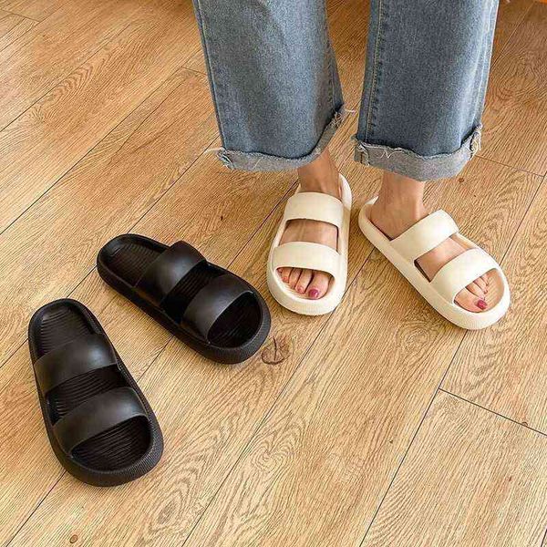 2022 new man and women indoor bathroom anti-slip shoesthick platform slippers summer beach eva soft sole slide sandals t220728, Black
2022 new man and women indoor bathroom anti-slip shoesthick platform slippers summer beach eva soft sole slide sandals t220728, Black