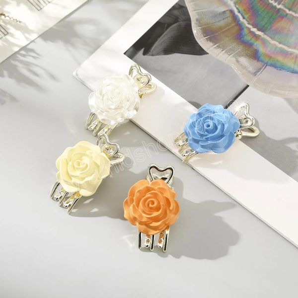 3.5cm alloy rose hair clip korean girls clips hairpins for women summer fashion headwear hair accessories, Slivery;white
3.5cm alloy rose hair clip korean girls clips hairpins for women summer fashion headwear hair accessories, Slivery;white