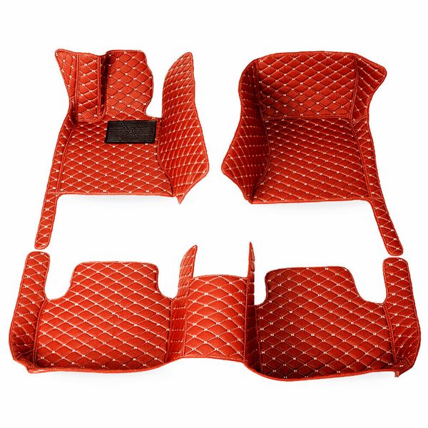 3d moulded pu leather waterproof car floor mats for toyota camry