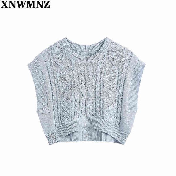 xnwmnz women fashion with cableknit cropped knit vest sweater vintage o neck sleeveless female waistcoat chic woman 210513, White
xnwmnz women fashion with cableknit cropped knit vest sweater vintage o neck sleeveless female waistcoat chic woman 210513, White