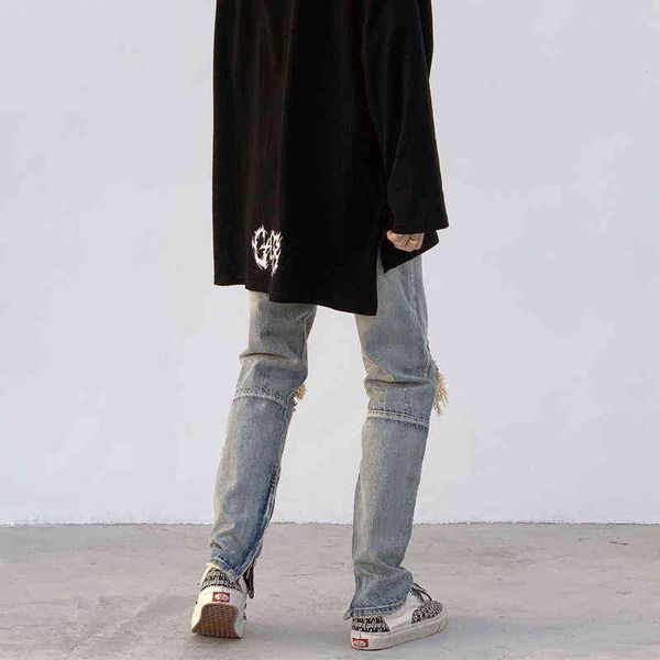 2023 high street camouflage patch punk men pencil jeans trousers hole ripped washed vintage hip hop slim denim pants moda hombre t220803, Blue
2023 high street camouflage patch punk men pencil jeans trousers hole ripped washed vintage hip hop slim denim pants moda hombre t220803, Blue