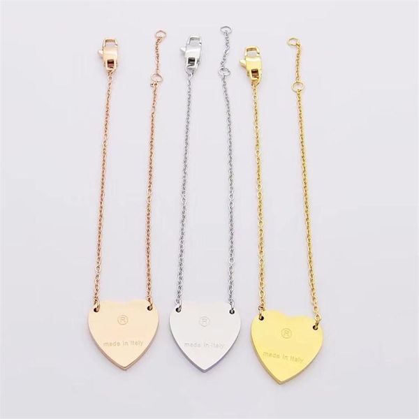 2022 3 colors women designer bangles love heart pendant stainless steel gold pated luxury style couple bracelets lady 301h, Black
2022 3 colors women designer bangles love heart pendant stainless steel gold pated luxury style couple bracelets lady 301h, Black