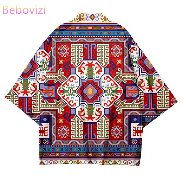 2022 plus size xxs-6xl retro geometry loose japanese fashion kimono streetwear cardigan robe women men haori yukata perform, Red
2022 plus size xxs-6xl retro geometry loose japanese fashion kimono streetwear cardigan robe women men haori yukata perform, Red
