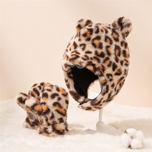 faux fur baby winter hat gloves leopard kids hats caps with earflap infant bonnet baby beanie children cap for girls boys 1-4y, Yellow
faux fur baby winter hat gloves leopard kids hats caps with earflap infant bonnet baby beanie children cap for girls boys 1-4y, Yellow