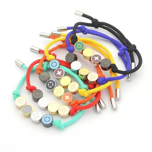 brand classic clover hand chain colorful epoxy drawstring adjustable designer bracelet european fashion couple bracelet for men & women, Black
brand classic clover hand chain colorful epoxy drawstring adjustable designer bracelet european fashion couple bracelet for men & women, Black