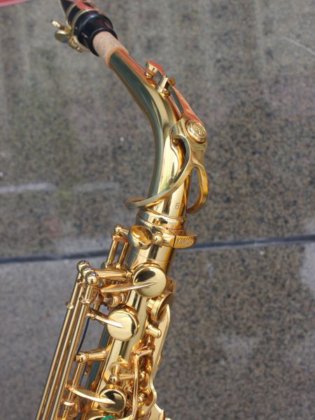 yas-62 student eb alto saxophone saxo musical instrument high f# gold lacquer with 2-piece bell
yas-62 student eb alto saxophone saxo musical instrument high f# gold lacquer with 2-piece bell