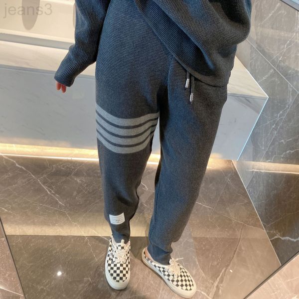 men's pants designer trendy four bar tb waffle sports pants loose 22 new radish leggings in early spring for men and women 2dmx, Black
men's pants designer trendy four bar tb waffle sports pants loose 22 new radish leggings in early spring for men and women 2dmx, Black