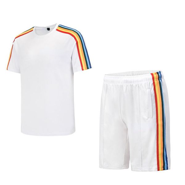 high-quality fashion summer round-neck short-sleeved t-shirt casual sports short suit men's rainbow multi-functional t shirt tracksuit, Gray
high-quality fashion summer round-neck short-sleeved t-shirt casual sports short suit men's rainbow multi-functional t shirt tracksuit, Gray