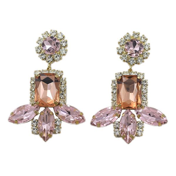 all glass crystal shining diamond stud exaggerated personality pattern pink diamond edge eardrop earrings, Golden;silver
all glass crystal shining diamond stud exaggerated personality pattern pink diamond edge eardrop earrings, Golden;silver