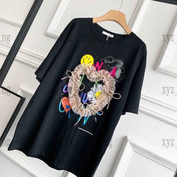 lace 2022 summer brand womens t shirts designer tees smile printing t shirt loose t-shirt high-end t-shirts fashion cotton short sleeve for, White
lace 2022 summer brand womens t shirts designer tees smile printing t shirt loose t-shirt high-end t-shirts fashion cotton short sleeve for, White
