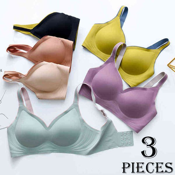 3pcs new color latex underwear gradient jelly strap anti-skipping bra no steel ring beauty back for women 6 colors available t220726, Red;black
3pcs new color latex underwear gradient jelly strap anti-skipping bra no steel ring beauty back for women 6 colors available t220726, Red;black