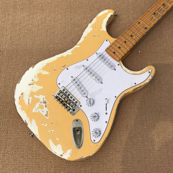 high-quality visit to old models old style electric guitar color as shown in the figure
high-quality visit to old models old style electric guitar color as shown in the figure