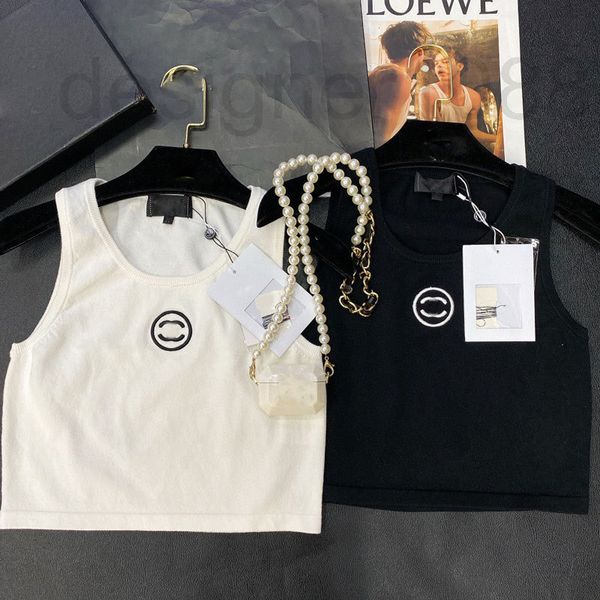 women's tanks & camis designer 20222 summer women's new knitting letter embroidery sleeveless low crew neck short tank simple and, White
women's tanks & camis designer 20222 summer women's new knitting letter embroidery sleeveless low crew neck short tank simple and, White