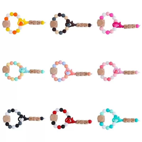 baby teethers ring diy mom lobster clasp pendant wooden octagonal bracelet teether set newborn candy color silicone bead molar stick
baby teethers ring diy mom lobster clasp pendant wooden octagonal bracelet teether set newborn candy color silicone bead molar stick