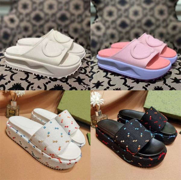 2022 high luxury designers women slippers sandals sliders macaron thick bottom non-slip soft bottom fashion house slipper lady wear beach fl, Black
2022 high luxury designers women slippers sandals sliders macaron thick bottom non-slip soft bottom fashion house slipper lady wear beach fl, Black