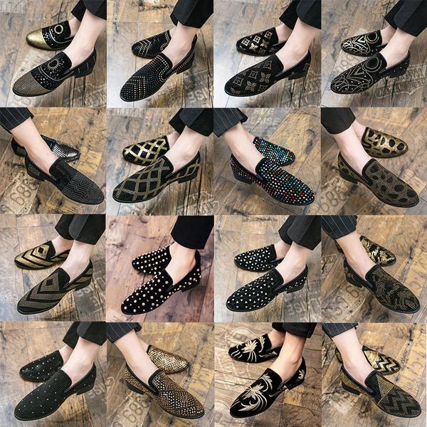 crystal diamond luxury brand men dress shoes flat casual shoe business office oxfords genuine leather designers metal buckle suede loafers p, Black
crystal diamond luxury brand men dress shoes flat casual shoe business office oxfords genuine leather designers metal buckle suede loafers p, Black