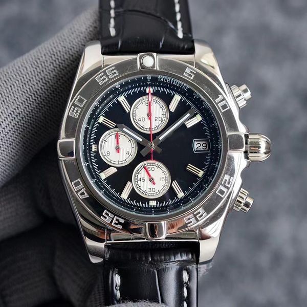 mens watch quartz movement watches for men wristwatch 43mm business designer wristwatches stainless steel case montre de luxe, Slivery;brown
mens watch quartz movement watches for men wristwatch 43mm business designer wristwatches stainless steel case montre de luxe, Slivery;brown