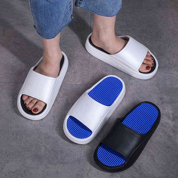 slippers dikke platform vrouwen trend zomer strand thuis eva zachte dames sandalen leisure antislip indoor badkamer man schoenen 220324, Black
slippers dikke platform vrouwen trend zomer strand thuis eva zachte dames sandalen leisure antislip indoor badkamer man schoenen 220324, Black