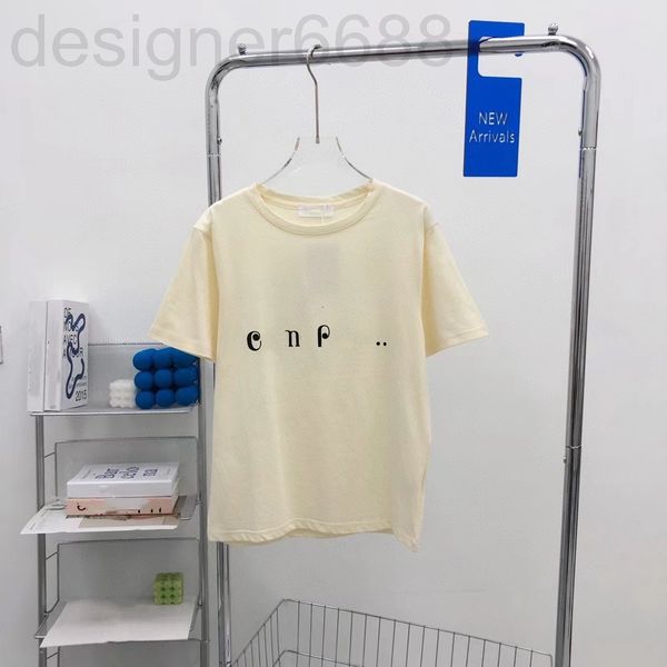 women's t-shirt designer ce22 spring and summer li qin same chest three-dimensional flocking letter printing very simple style round ne, White
women's t-shirt designer ce22 spring and summer li qin same chest three-dimensional flocking letter printing very simple style round ne, White