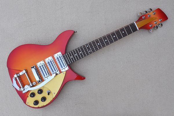 factory custom cherry sunburst electric guitar with 6 strings 527mm scale length chrome hardware gold pickguard rosewood fretboard can be cu
factory custom cherry sunburst electric guitar with 6 strings 527mm scale length chrome hardware gold pickguard rosewood fretboard can be cu