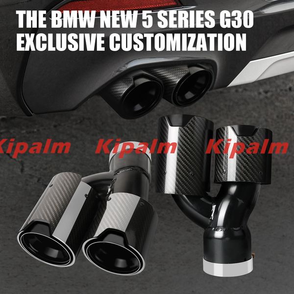 1 pair dual pipe carbon fiber m performance exhaust pipe muffler tip tailpipe for bmw 5 series 525i 528i 530i g30 g38
1 pair dual pipe carbon fiber m performance exhaust pipe muffler tip tailpipe for bmw 5 series 525i 528i 530i g30 g38