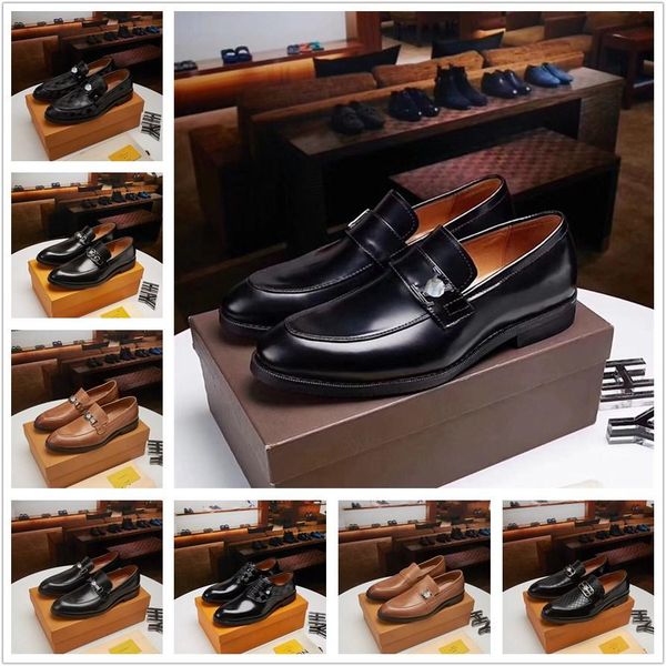 aa new brogue men breathable leather party shoes business dress shoes luxury designer pointed toe oxfords wedding shoe 11, Black
aa new brogue men breathable leather party shoes business dress shoes luxury designer pointed toe oxfords wedding shoe 11, Black