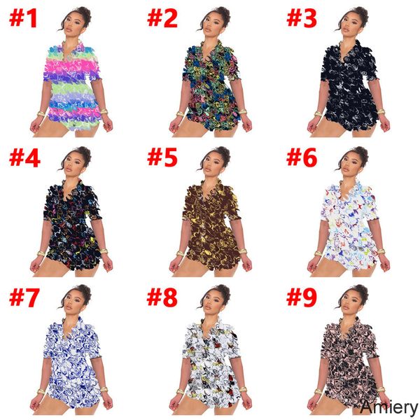 women's tracksuits home sleepwear casual fashion pattern printed short sleeve pajamas two piece short set home wear, Gray
women's tracksuits home sleepwear casual fashion pattern printed short sleeve pajamas two piece short set home wear, Gray