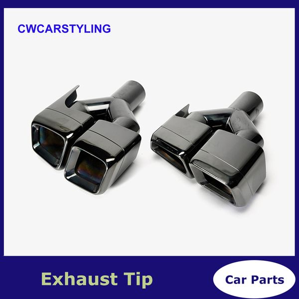 y style black stainless steel modified dual exhaust pipe nozzles muffler tip for benz w212 w204 w221 class e/c/s c63 e63 s63 with amg logo
y style black stainless steel modified dual exhaust pipe nozzles muffler tip for benz w212 w204 w221 class e/c/s c63 e63 s63 with amg logo