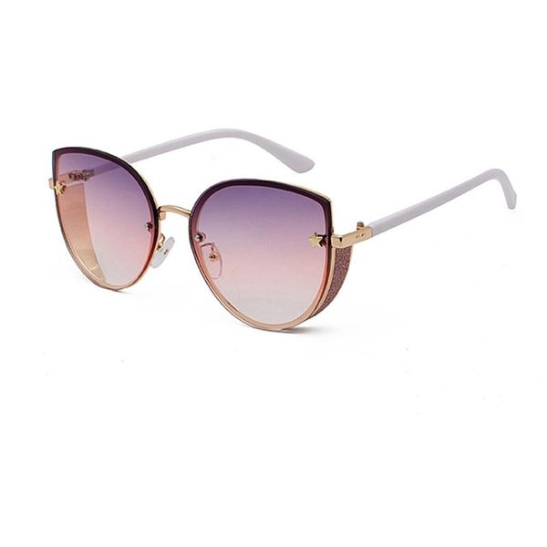 sunglasses ladies cat eye women's fashion rimless brand shades glasses female oculos vintage, White;black
sunglasses ladies cat eye women's fashion rimless brand shades glasses female oculos vintage, White;black
