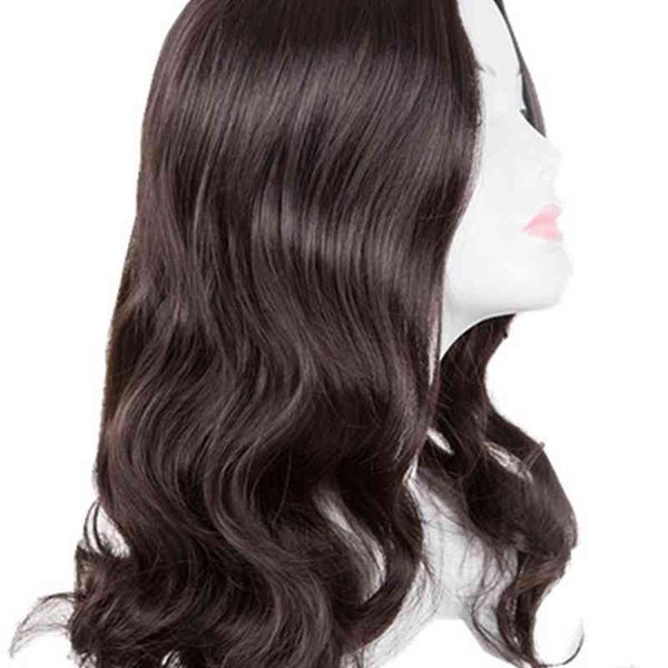 carnival wig fei tone synthetic heat ristant medium dark brown middle line curly hair costume cosplay halloween hairpiece, Golden;white
carnival wig fei tone synthetic heat ristant medium dark brown middle line curly hair costume cosplay halloween hairpiece, Golden;white