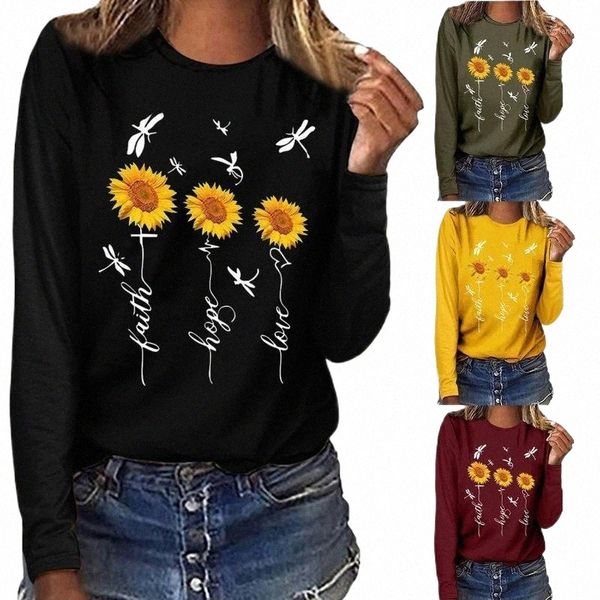 women casual long sleeve sunflower o-neck sweatshirt pullover blouse women's hoodies & sweatshirts t9v9#, Black
women casual long sleeve sunflower o-neck sweatshirt pullover blouse women's hoodies & sweatshirts t9v9#, Black