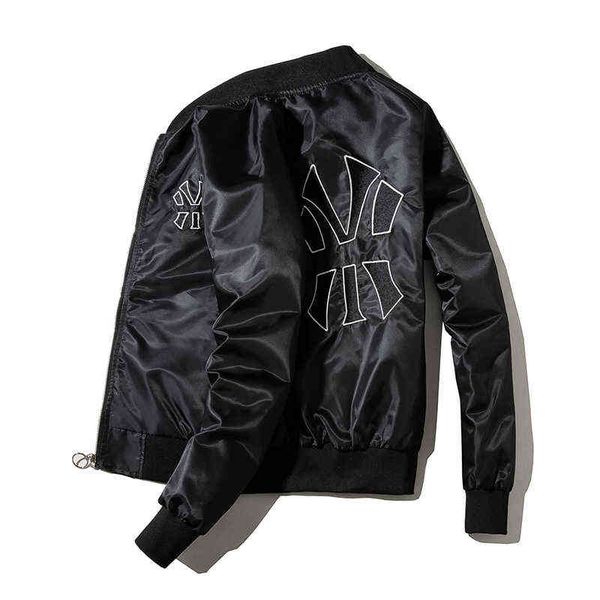fashion men bomber jacket hip hop embroidery pilot jacket men women spring autumn baseball jacket streetwear chaqueta hombre new t220816, Black;brown
fashion men bomber jacket hip hop embroidery pilot jacket men women spring autumn baseball jacket streetwear chaqueta hombre new t220816, Black;brown