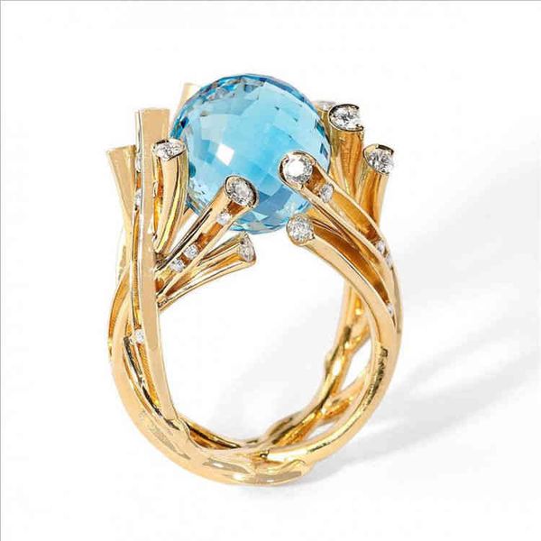 designer fashion heart ring for woman man love europe and america fashion brands jewelry blue crystal ball gold exquisite fashion ring, Golden;silver
designer fashion heart ring for woman man love europe and america fashion brands jewelry blue crystal ball gold exquisite fashion ring, Golden;silver
