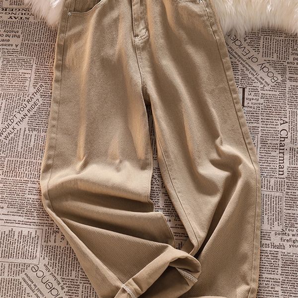 syiwidii woman jeans khaki denim pants high waisted wide leg straight loose vintage streetwear korean fashion baggy trousers 220815, Blue
syiwidii woman jeans khaki denim pants high waisted wide leg straight loose vintage streetwear korean fashion baggy trousers 220815, Blue