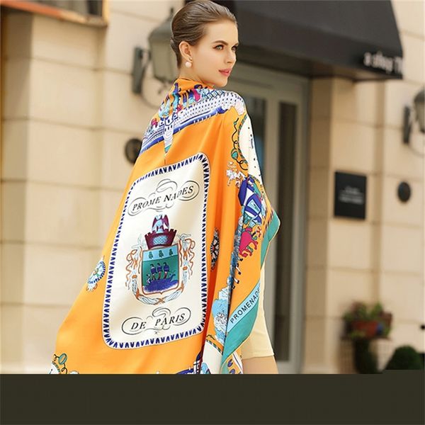100% twill silk women scarf eur fashion stroll paris print square scarves wraps headband brand gift large luxury shawl hijab 220817, Blue;gray
100% twill silk women scarf eur fashion stroll paris print square scarves wraps headband brand gift large luxury shawl hijab 220817, Blue;gray