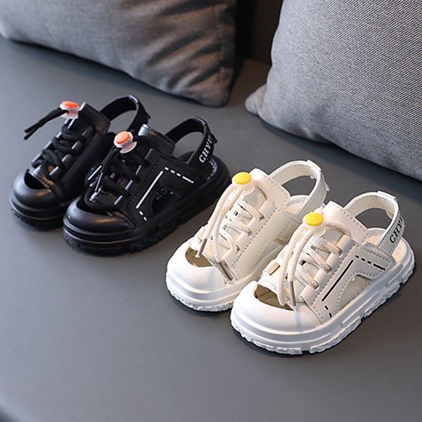 with box children's half toe sandals 2022 summer autumn boys baby soft bottom velcro beach shoes girls korean sneakers, Black;red
with box children's half toe sandals 2022 summer autumn boys baby soft bottom velcro beach shoes girls korean sneakers, Black;red