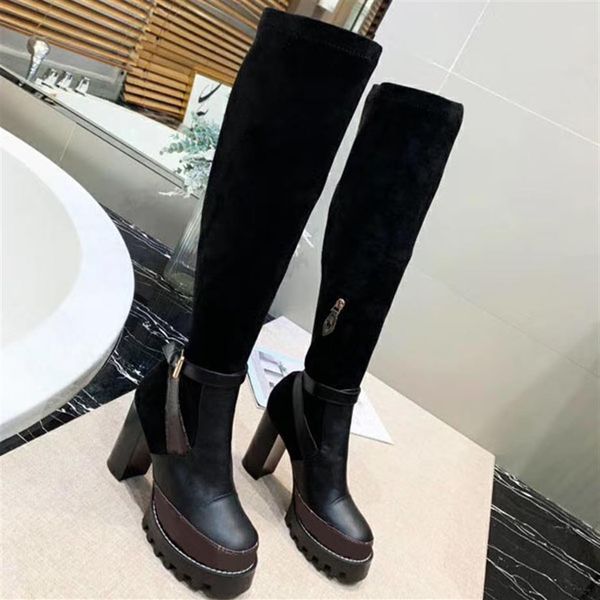 new banded women g letter canvas over-the-knee boot designer lady leather trim rubber sole thigh-high boots252x, Black
new banded women g letter canvas over-the-knee boot designer lady leather trim rubber sole thigh-high boots252x, Black