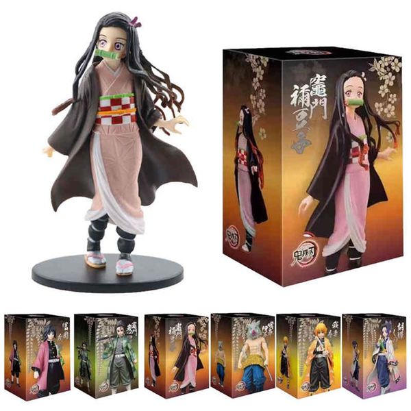 anime 16cm demon slayer figure kamado tanjirou nezuko action figures pvc model toys zenitsu figurine inosuke kimetsu no yaiba 93196s
anime 16cm demon slayer figure kamado tanjirou nezuko action figures pvc model toys zenitsu figurine inosuke kimetsu no yaiba 93196s