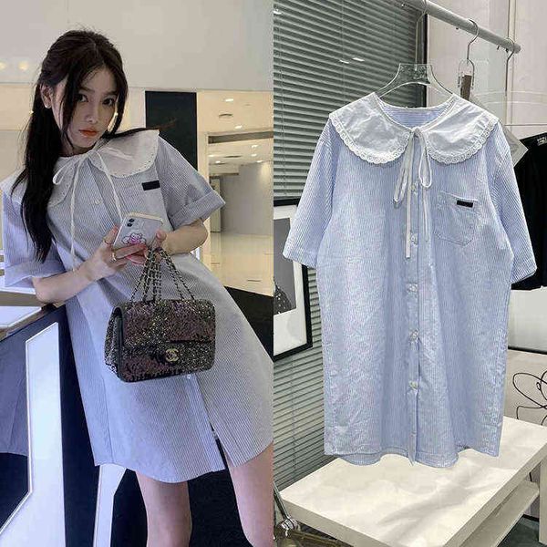 spring and summer paste cloth doll collar h-shaped vertical stripe age reduction slim leg long short sleeve dress, Black;gray
spring and summer paste cloth doll collar h-shaped vertical stripe age reduction slim leg long short sleeve dress, Black;gray