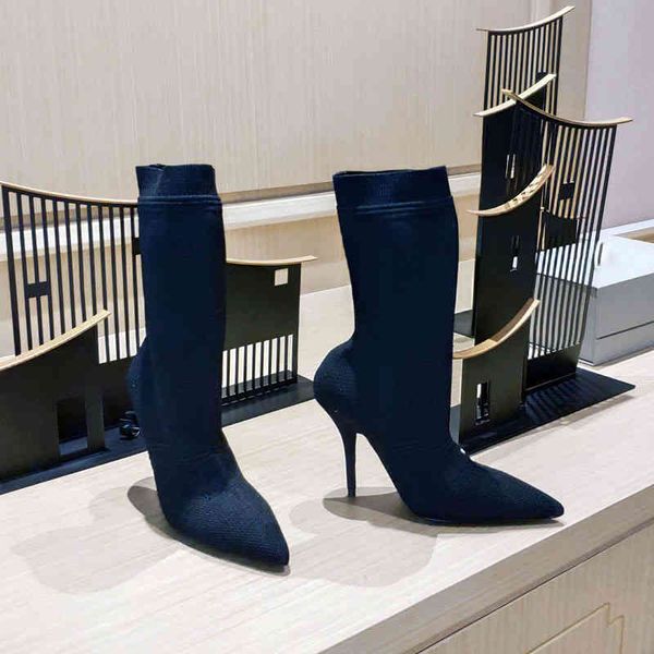 boots elastic boots, high heels, short fashion women's thin pointed ends, versatile flying woven socks, single n7xe, Black
boots elastic boots, high heels, short fashion women's thin pointed ends, versatile flying woven socks, single n7xe, Black